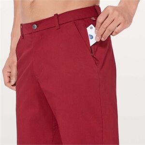 Lululemon Commission Short Slim Chino Men’s 30 Oxblood Red Activewear Golf